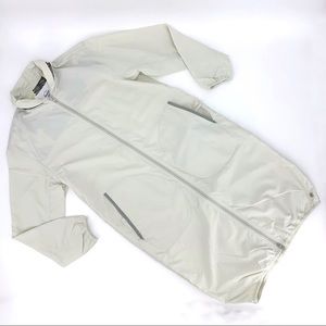 Herschel Supply Company Wrinkled Nylon Zip Long Travel Shell NWT, Small